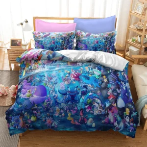 Housse De Couette Pokémon Aquatique - Double (200x200cm)