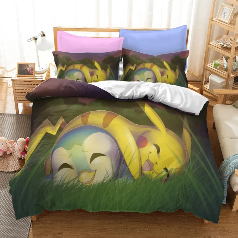 Housse De Couette Pikachu & Tiplouf