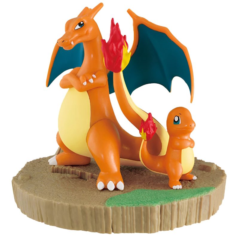 Figurine Salamèche et Dracaufeu
