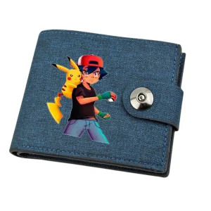Portefeuille Pokémon Pikachu & Sacha