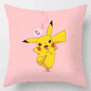 Coussin Pokemon Pikachu Rose