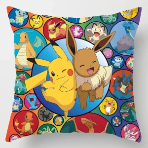 Coussin Pikachu et Evoli