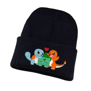 Bonnet Carapuce Bulbizarre et Salamèche