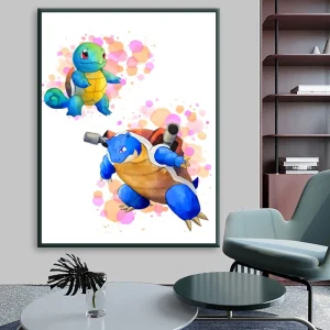 Poster Carapuce et Tortank - 50X75cm