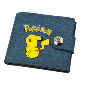Portefeuille Pokémon Pikachu Kawaii