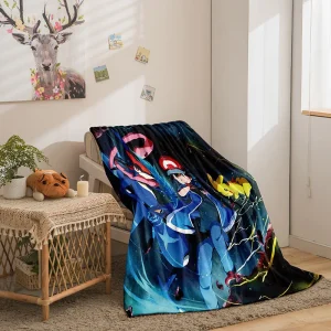Plaid Pokémon Sacha - 150x200cm