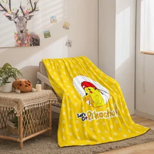 Plaid Pikachu Compagnons de Jeu