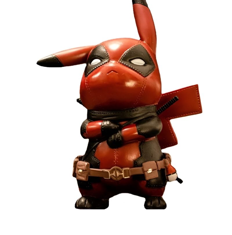 Figurine Pikachu x Deadpool