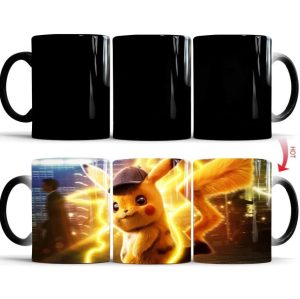 Mug Thermosensible Pikachu Électrique