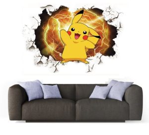 Sticker Mural Pikachu