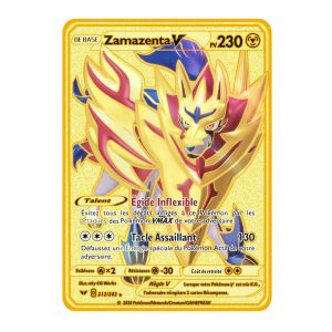 Carte Gold Pokémon Zamazenta