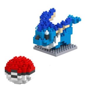 Mini Briques Pokémon Aquali Et Pokéball