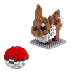 Mini Briques Pokémon Évoli Et Pokéball