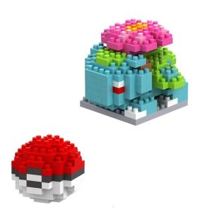 Mini Briques Pokémon Florizarre Et Pokéball