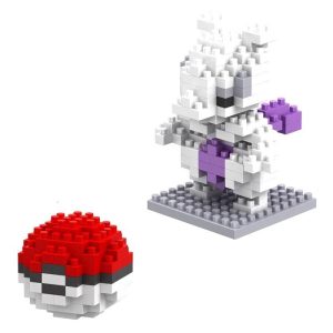 Mini Briques Pokémon Mewtwo Et Pokéball
