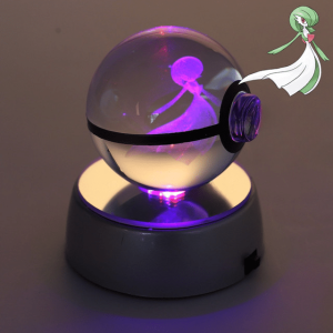 Pokéball Lumineuse en Cristal Pokémon Gardevoir