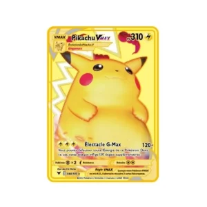 Carte Gold Pokémon Pikachu Vmax