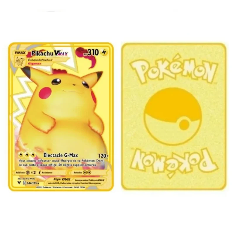 Carte Gold Pokémon Pikachu Vmax – Image 2