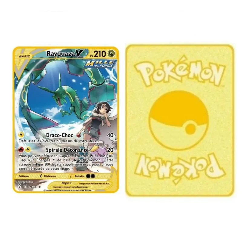 Carte Pokémon Gold Rayquaza Vmax – Image 2