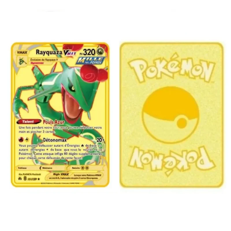 Carte Gold Pokémon Rayquaza Vmax – Image 2