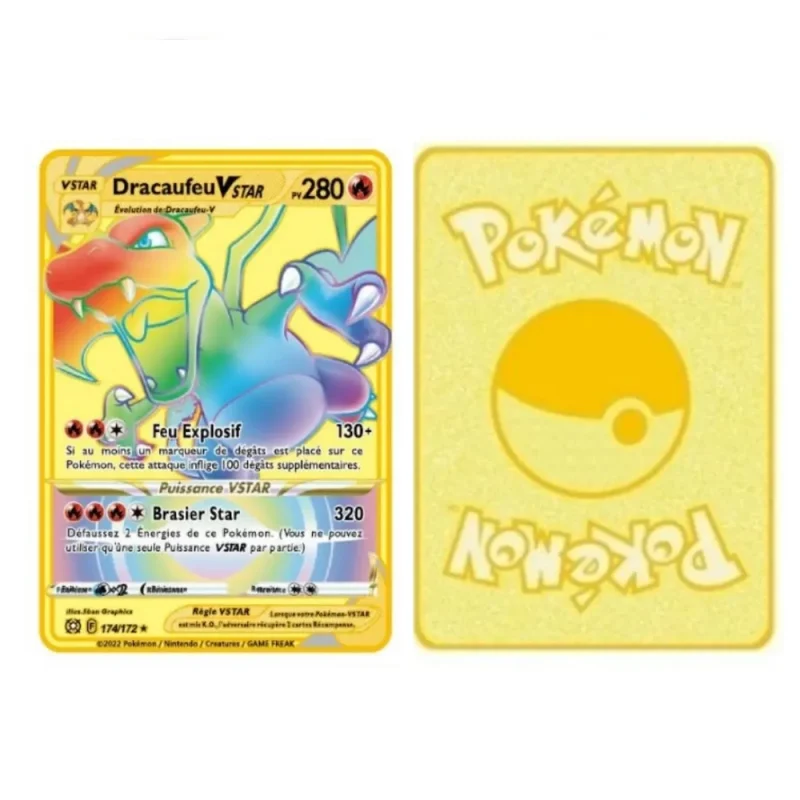 Carte Gold Pokémon Dracaufeu Vstar – Image 2