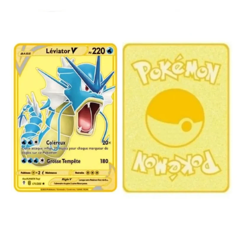 Carte Gold Pokémon Léviator – Image 2