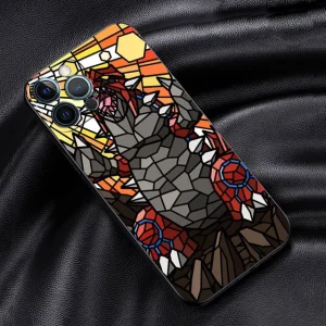 Coque iPhone Groudon Mosaïque - iPhone 15 Pro Max