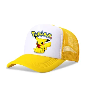 Casquette Pikachu Mange Une Pomme - Adulte