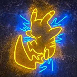 Neon Pokémon Pikachu