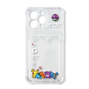 Coque iPhone Avec Porte Carte Pokémon