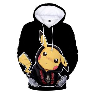 Sweat Pokémon Pikachu Capuche