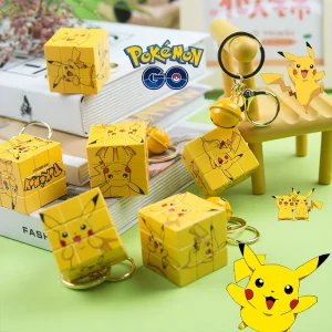 Porte-Clé Pikachu Rubik's Cube