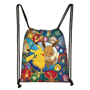 Sac Pokémon Pikachu & Evoli