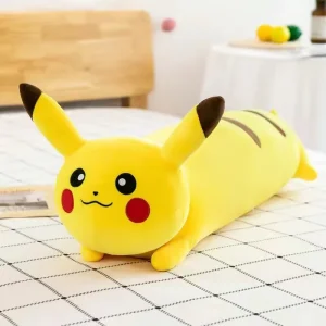 Oreiller Traversin Pikachu - Pikachu Sourire, 80CM