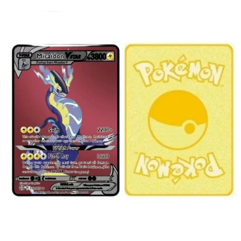 Carte Gold Pokémon Miradon VSTAR – Image 2