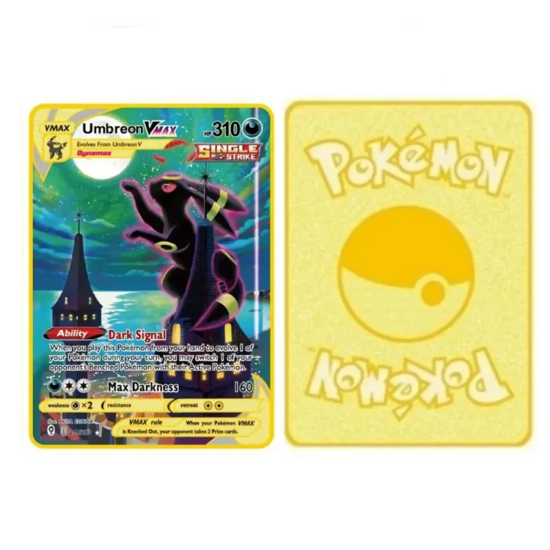 Carte Gold Pokémon Noctali Vmax – Image 2
