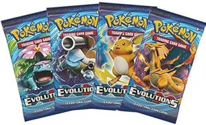 Boosters Pokémon Évolutions - 4 Packs
