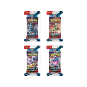 Boosters Pokémon Écarlate et Violet Force Temporelle - 4 Packs