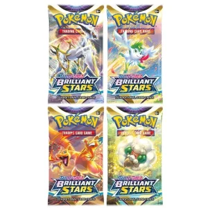 Boosters Pokémon Brilliant Stars - 4 Packs