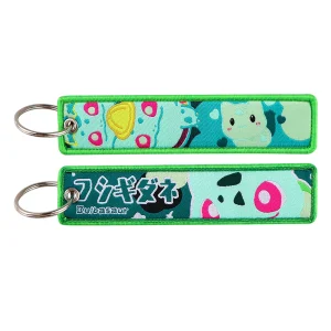Porte-Clé Tissu Bulbizarre Kawaii