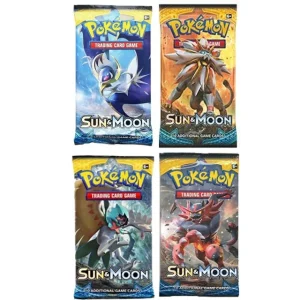 Boosters Pokémon Soleil et Lune - 4 Packs