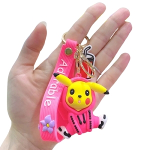 Porte-Clé Pokemon Pikachu Rose