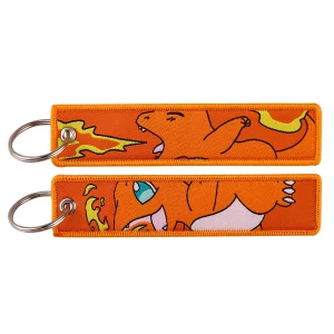 Porte-Clé Tissu Salamèche