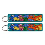 Porte-Clé Tissu Dracaufeu Tortank & Florizarre