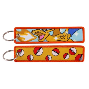 Porte-Clé Tissu Dracaufeu & Pokéballs