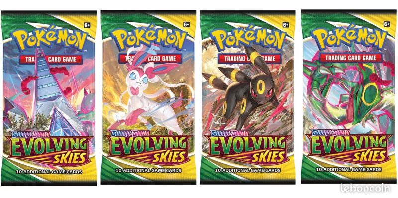 Boosters Pokémon Evolving Skies - 4 Packs – Image 5