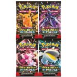 Boosters Pokémon Écarlate et Violet Destinées de Paldea - 4 Packs
