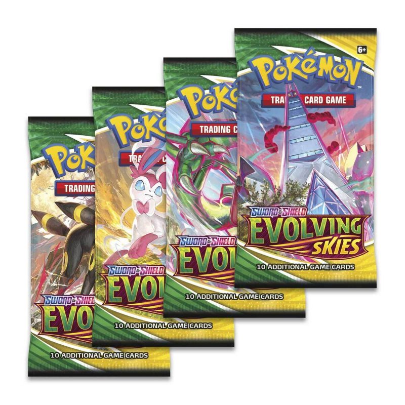 Boosters Pokémon Evolving Skies - 4 Packs – Image 2